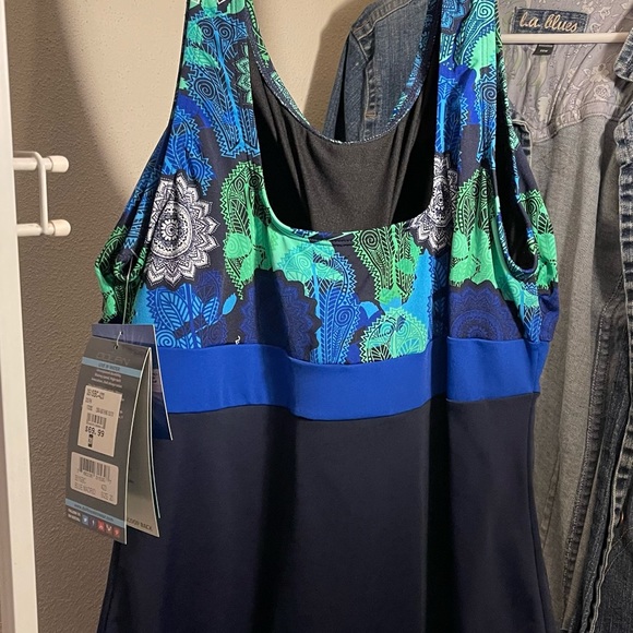 BNWT Bathing Suit Dolfin Swimsuit Size 20 One Piece New - Picture 6 of 12
